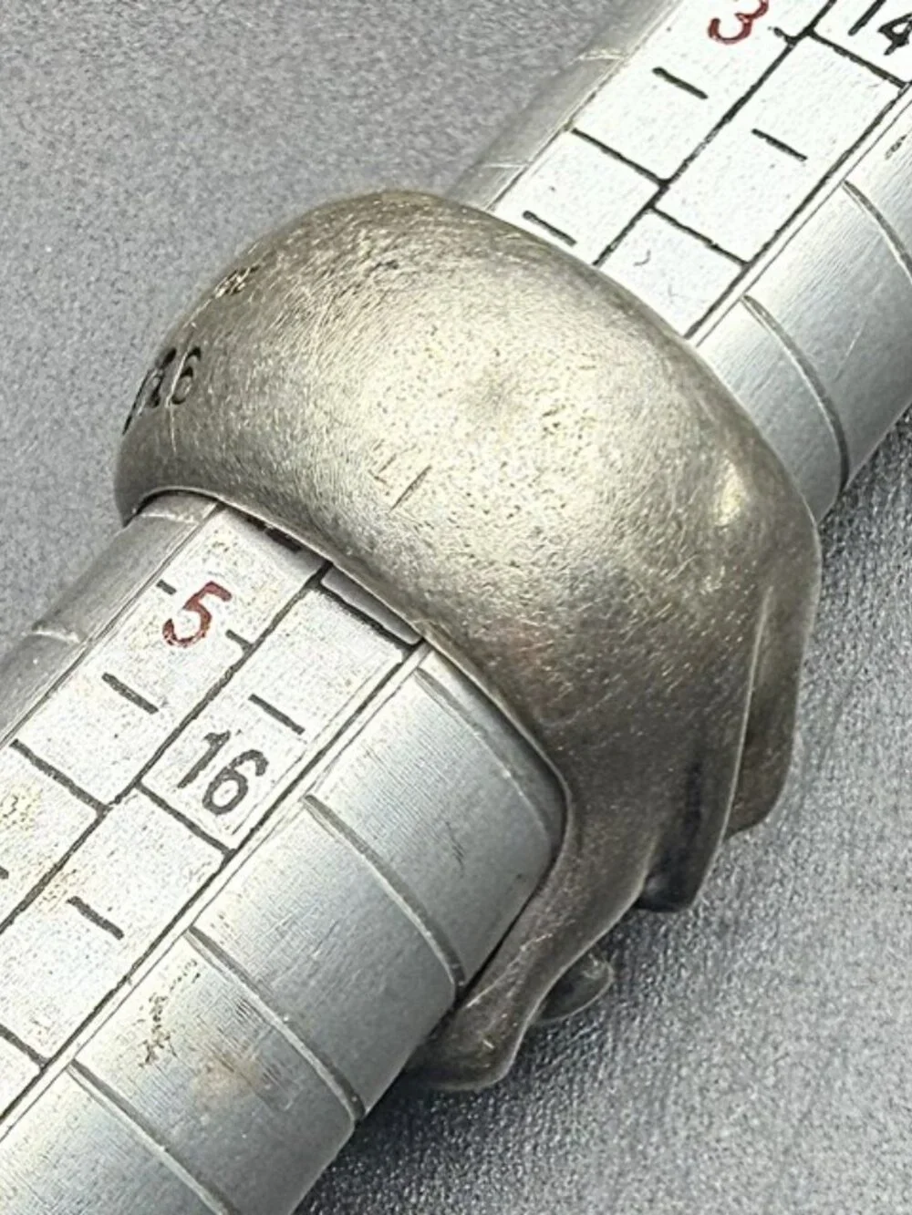 STARLINGEAR Puncher Slickster Ring Silver 925 Size US 4.5 New w/Pouch